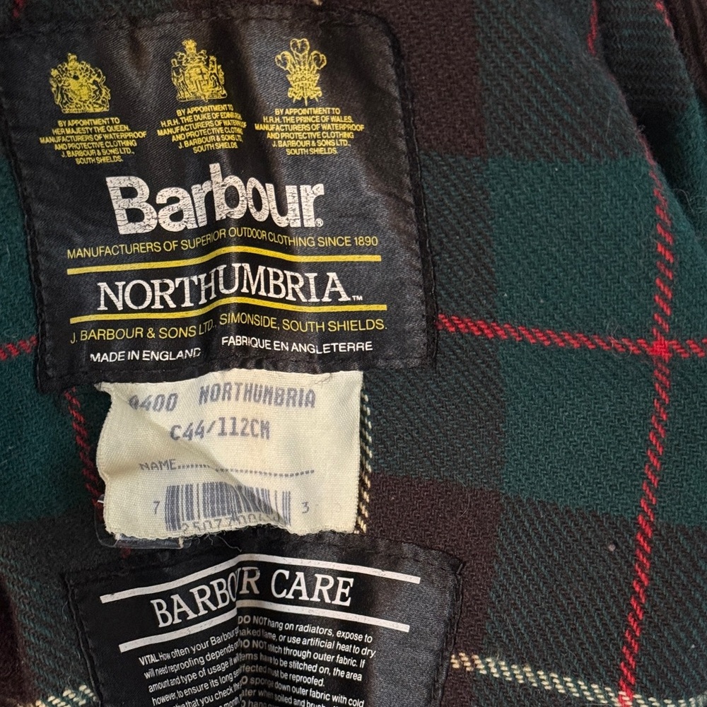 Barbour coat. Men’s 44